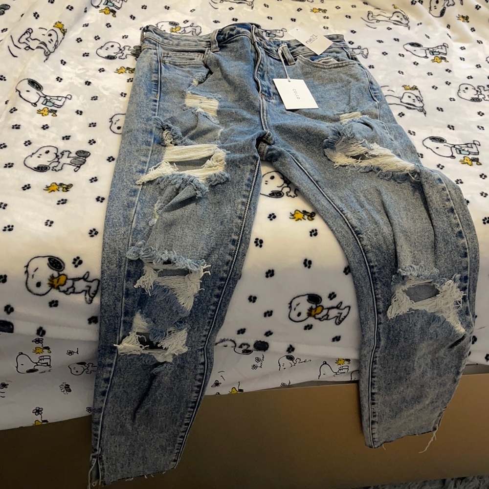 Rue 21 Destructed Ankle Skinny Jeans